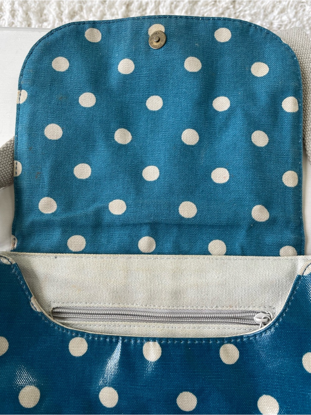 Vtg Cath Kidston Oilcloth Crossbody 🇬🇧 - Picture 4 of 6